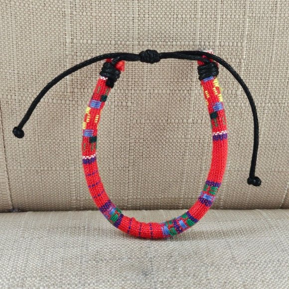 Unisex Wristband Multi Color Canvas Bracelet Fashion Jewelry Adjustable Bracelet - Picture 4 of 12